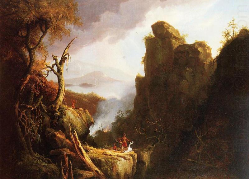 Indian Sacrifice, Thomas Cole